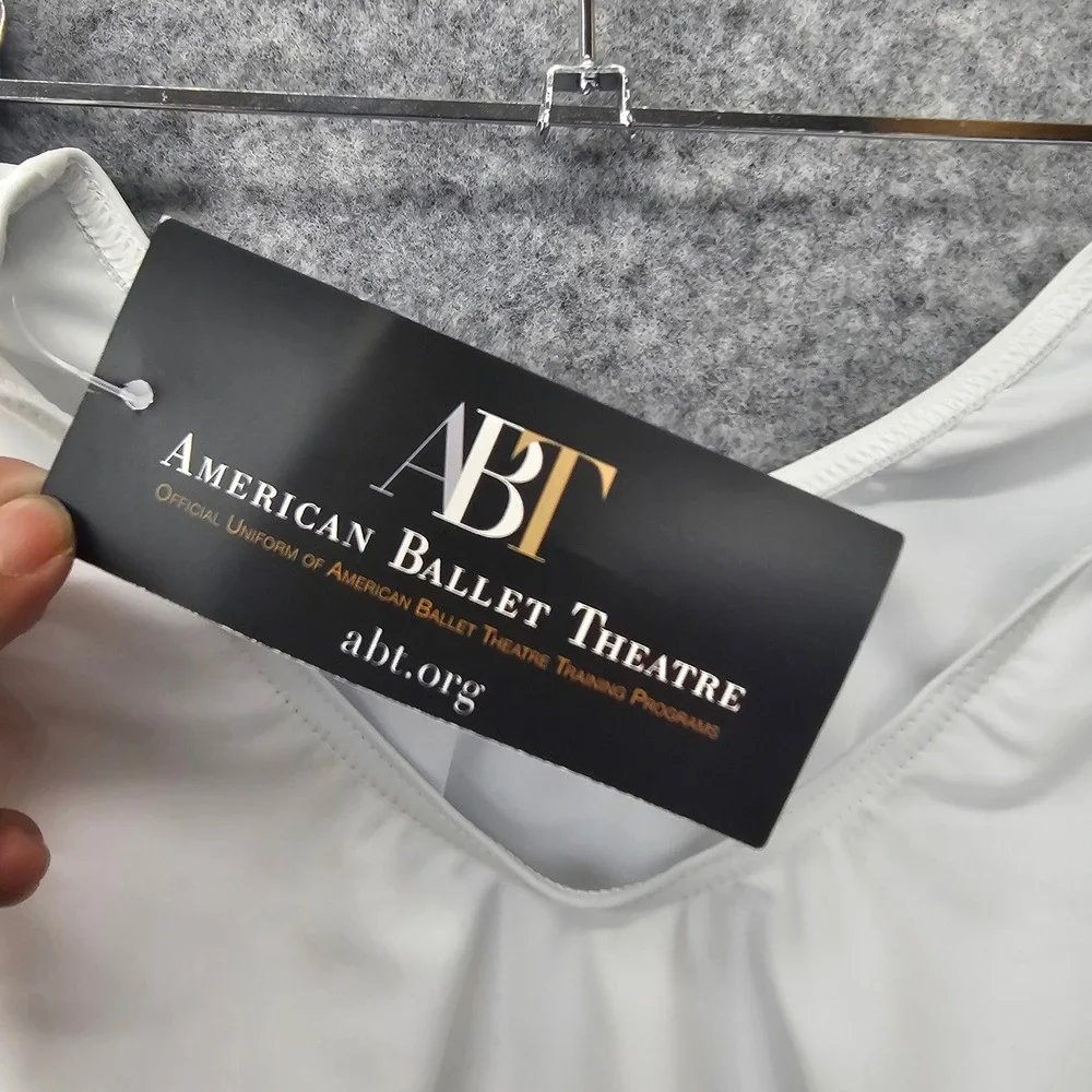 Dance Leotard Girls 4 Smal INT White American Ballet Theatre 1ST POSITION‎ UK